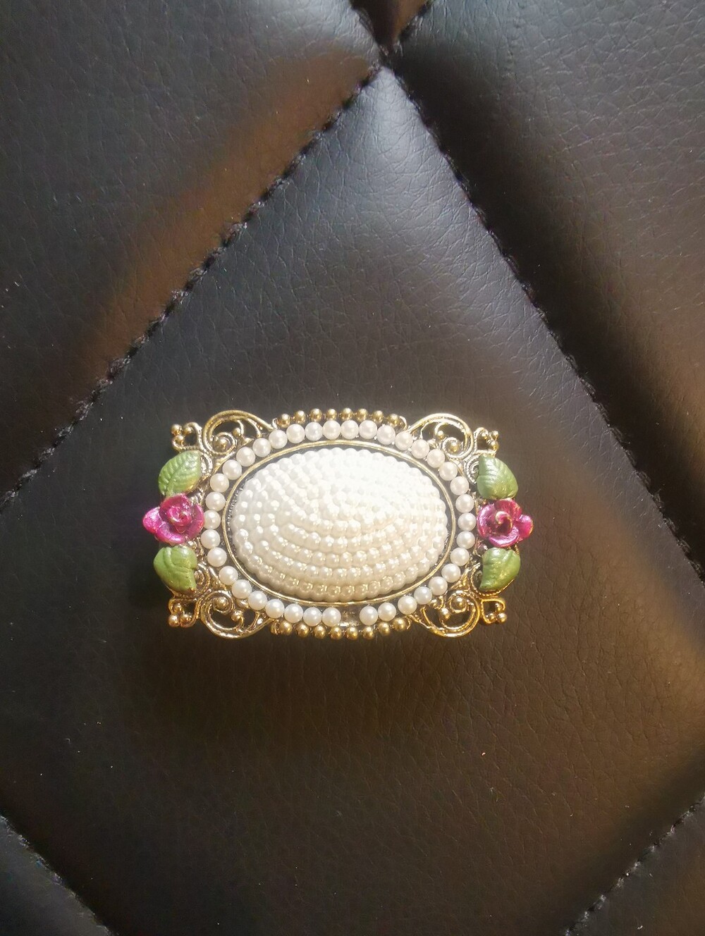 1928 Collection Jewelry Collective Vintage Enamel Brooch Pin